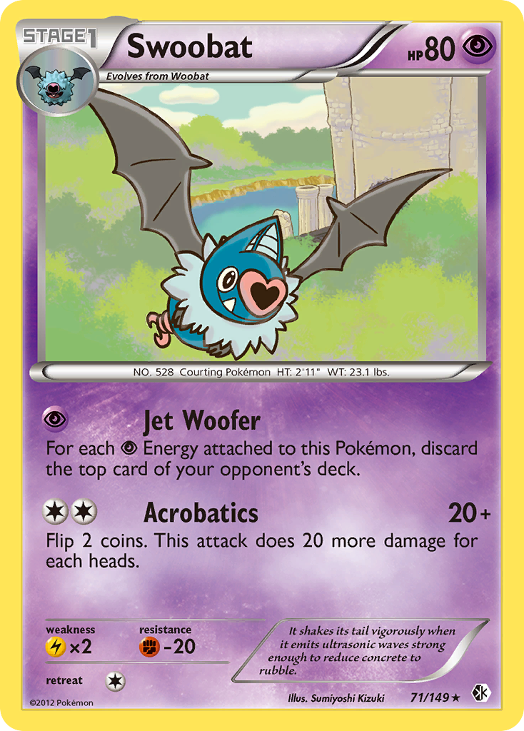 Swoobat (71/149) [Black & White: Boundaries Crossed] | Deep Dive Games St. Marys