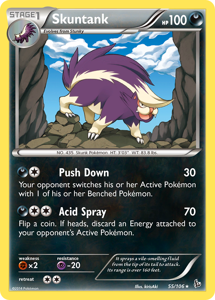 Skuntank (55/106) [XY: Flashfire] | Deep Dive Games St. Marys