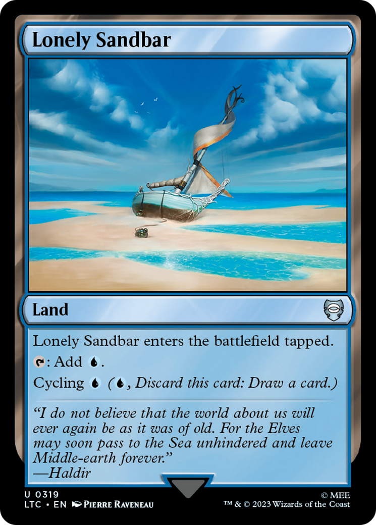 Lonely Sandbar [The Lord of the Rings: Tales of Middle-Earth Commander] | Deep Dive Games St. Marys