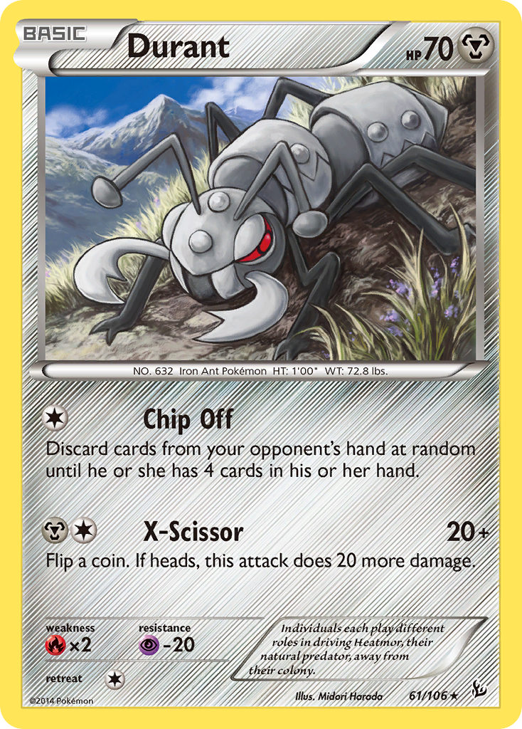 Durant (61/106) [XY: Flashfire] | Deep Dive Games St. Marys