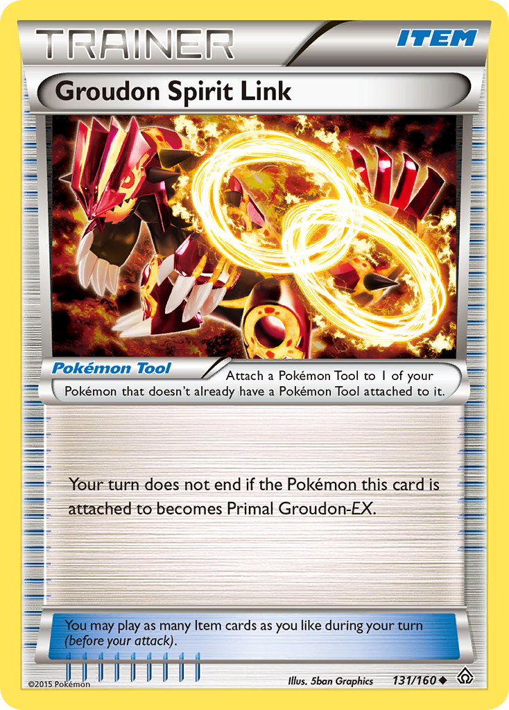 Groudon Spirit Link (131/160) [XY: Primal Clash] | Deep Dive Games St. Marys