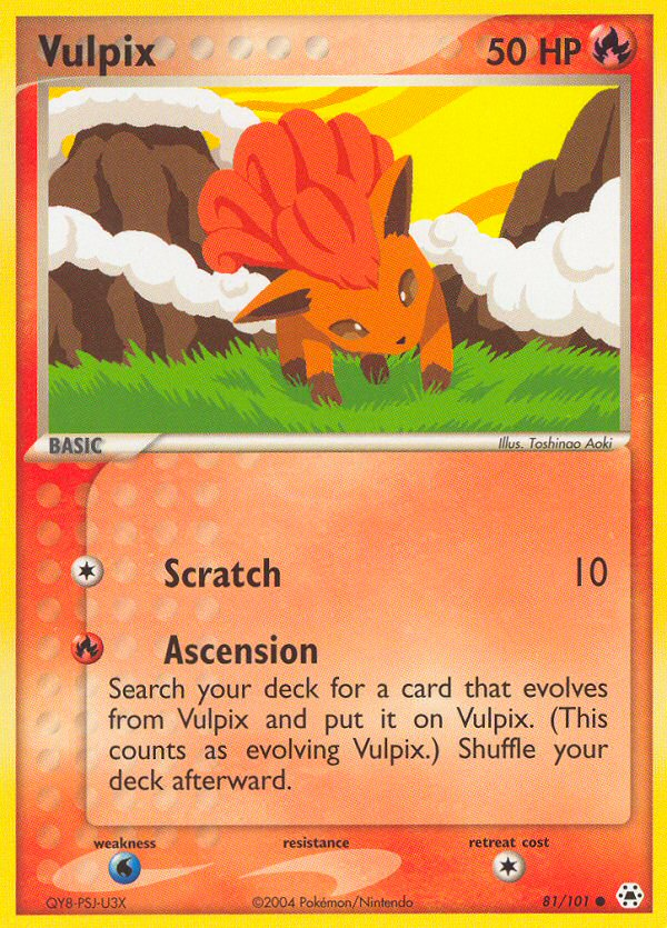 Vulpix (81/101) [EX: Hidden Legends] | Deep Dive Games St. Marys