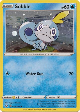 Sobble (054/202) (Cosmos Holo) [Sword & Shield: Base Set] | Deep Dive Games St. Marys