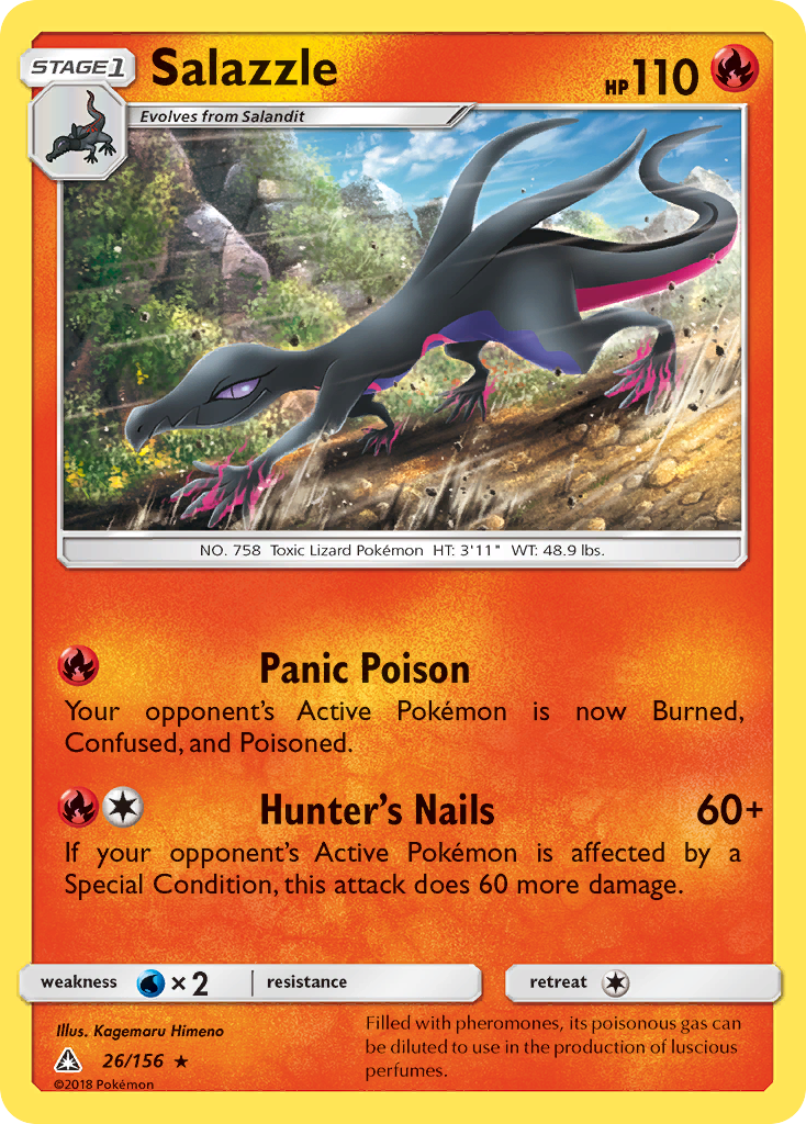 Salazzle (26/156) [Sun & Moon: Ultra Prism] | Deep Dive Games St. Marys