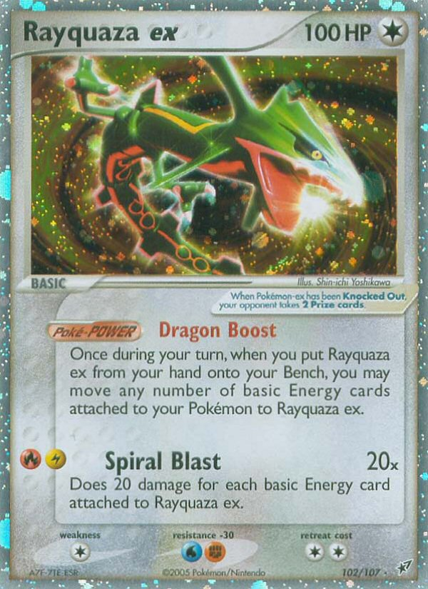 Rayquaza ex (102/107) [EX: Deoxys] | Deep Dive Games St. Marys