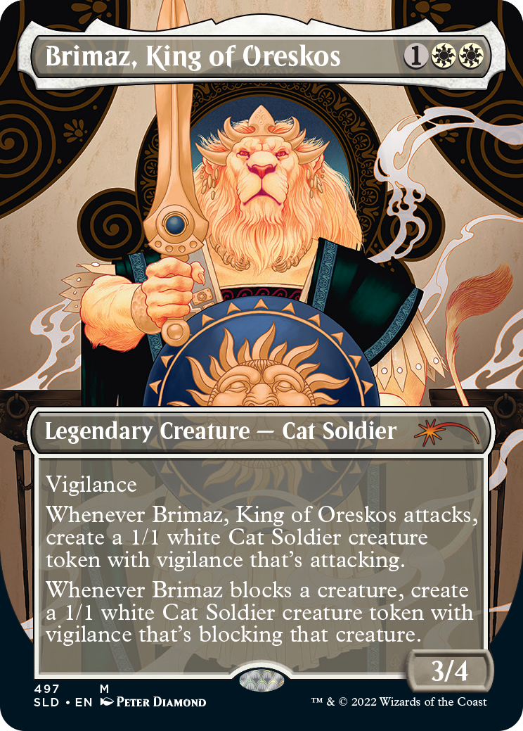 Brimaz, King of Oreskos (Borderless) [Secret Lair Drop Series] | Deep Dive Games St. Marys