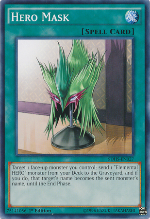 Hero Mask [SDHS-EN027] Common | Deep Dive Games St. Marys