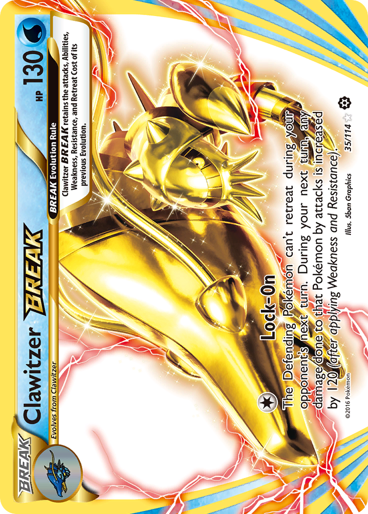 Clawitzer BREAK (35/114) [XY: Steam Siege] | Deep Dive Games St. Marys