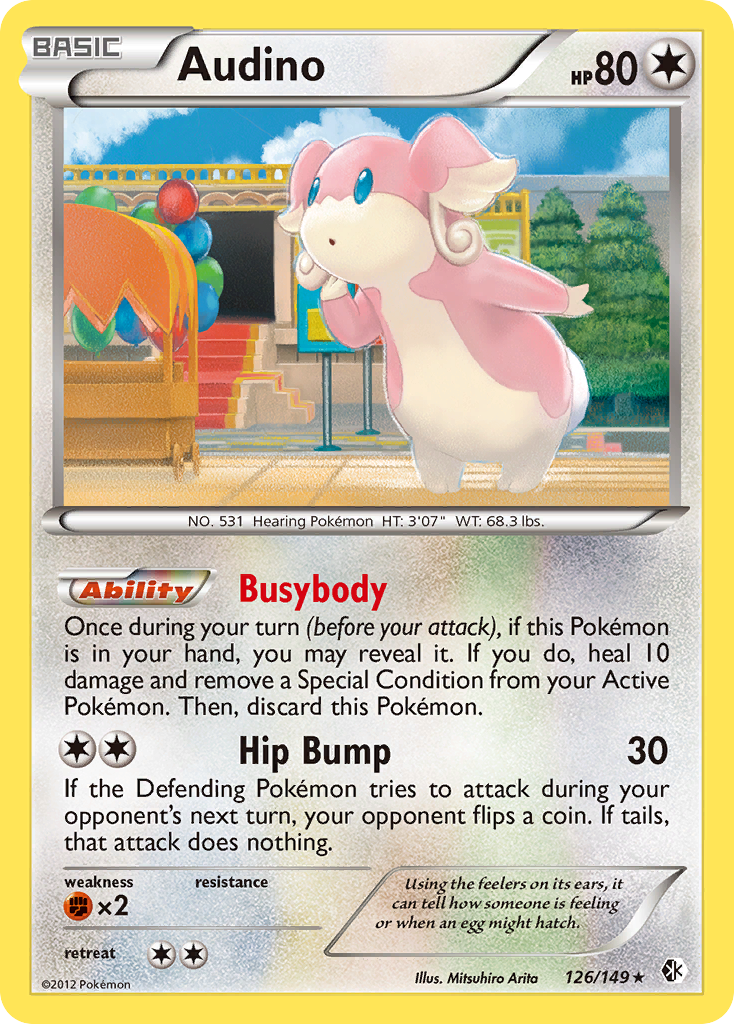 Audino (126/149) [Black & White: Boundaries Crossed] | Deep Dive Games St. Marys