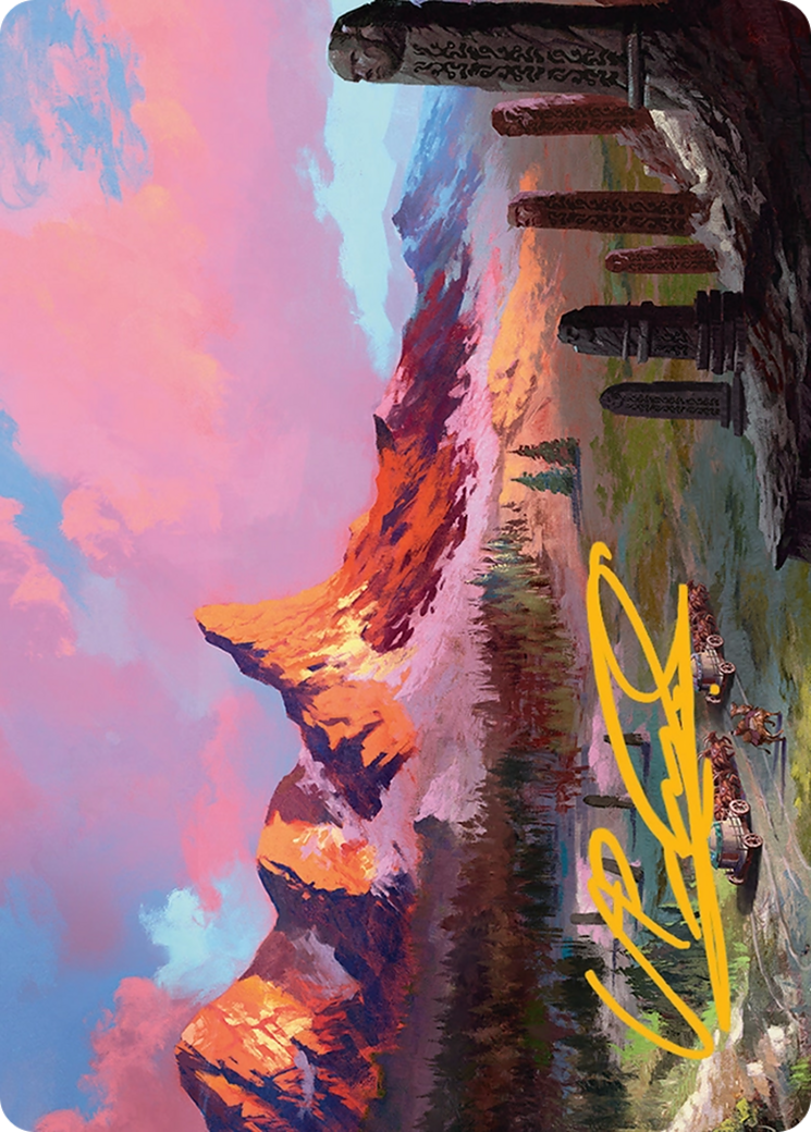 Rugged Highlands Art Card (29/54) [Tarkir: Dragonstorm Art Series] | Deep Dive Games St. Marys