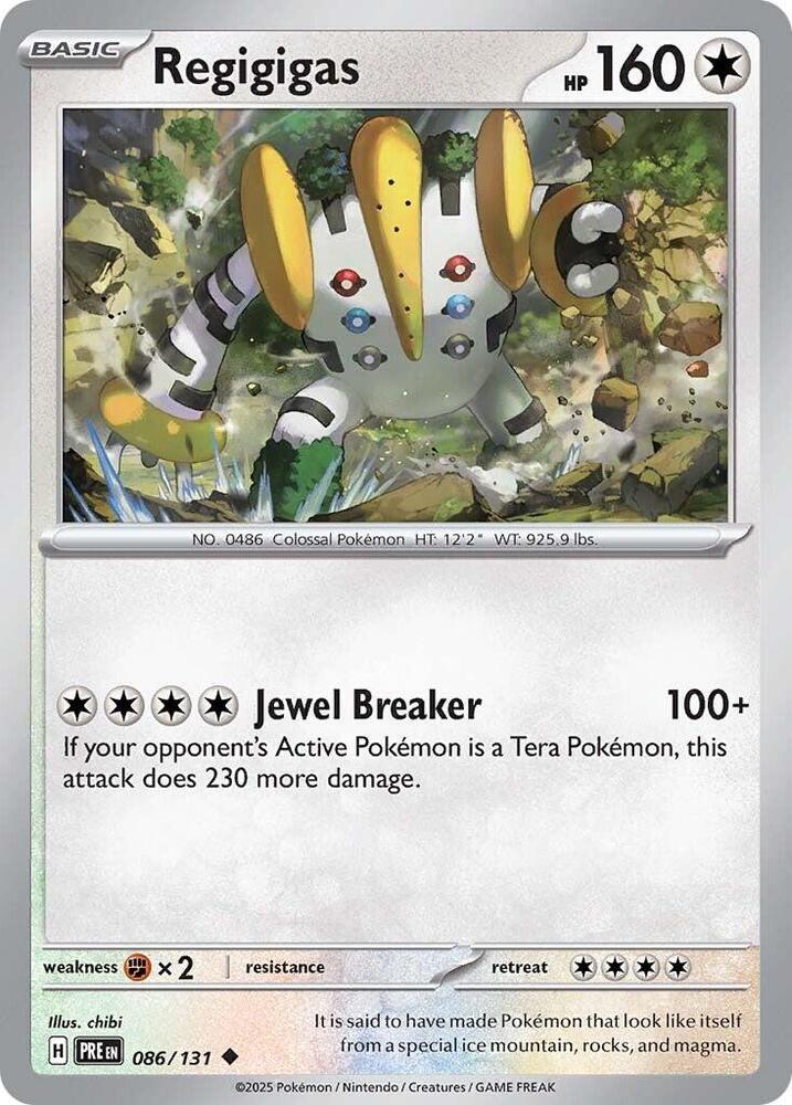 Regigigas (086/131) [Scarlet & Violet: Prismatic Evolutions] | Deep Dive Games St. Marys