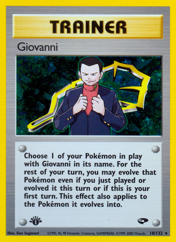 Giovanni (18/132) [Gym Challenge 1st Edition] | Deep Dive Games St. Marys