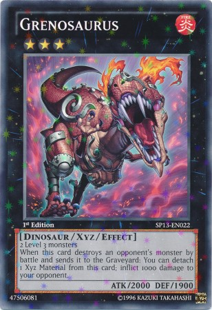 Grenosaurus [SP13-EN022] Starfoil Rare | Deep Dive Games St. Marys