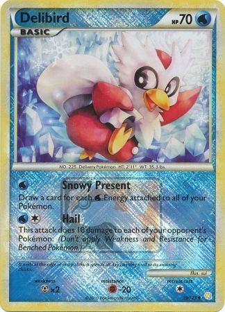 Delibird (39/123) (League Promo) [HeartGold & SoulSilver: Base Set] | Deep Dive Games St. Marys