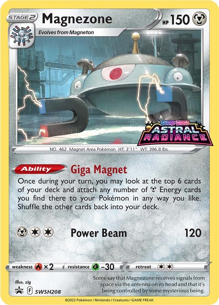 Magnezone (SWSH208) [Sword & Shield: Black Star Promos] | Deep Dive Games St. Marys