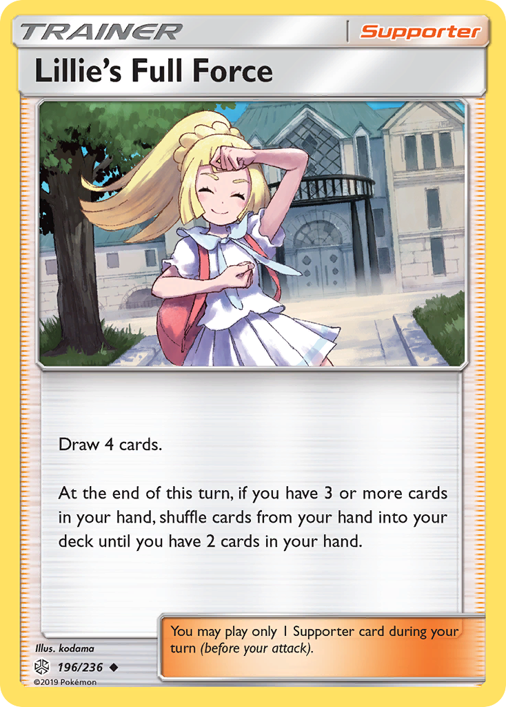 Lillie's Full Force (196/236) [Sun & Moon: Cosmic Eclipse] | Deep Dive Games St. Marys