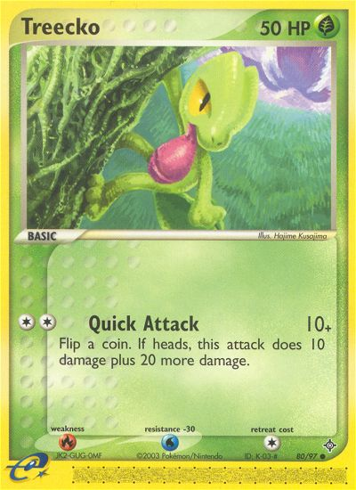 Treecko (80/97) [EX: Dragon] | Deep Dive Games St. Marys