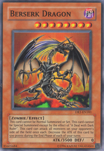 Berserk Dragon [DR1-EN181] Super Rare | Deep Dive Games St. Marys