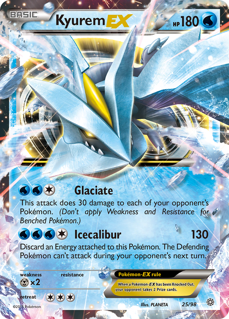 Kyurem EX (25/98) [XY: Ancient Origins] | Deep Dive Games St. Marys