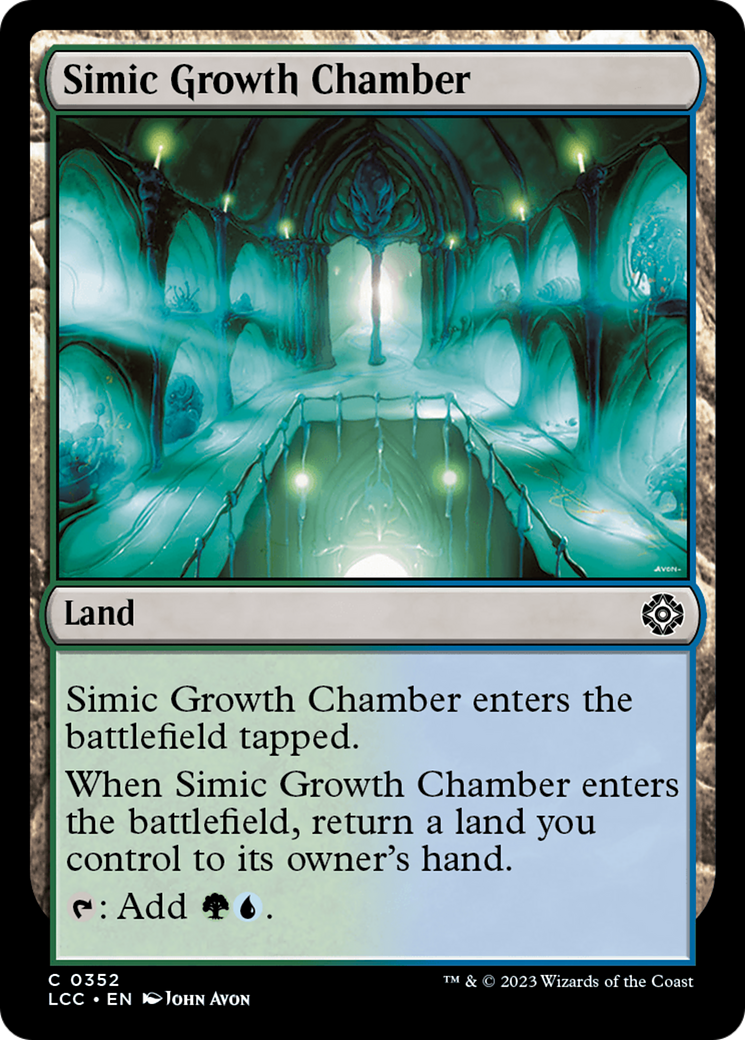 Simic Growth Chamber [The Lost Caverns of Ixalan Commander] | Deep Dive Games St. Marys