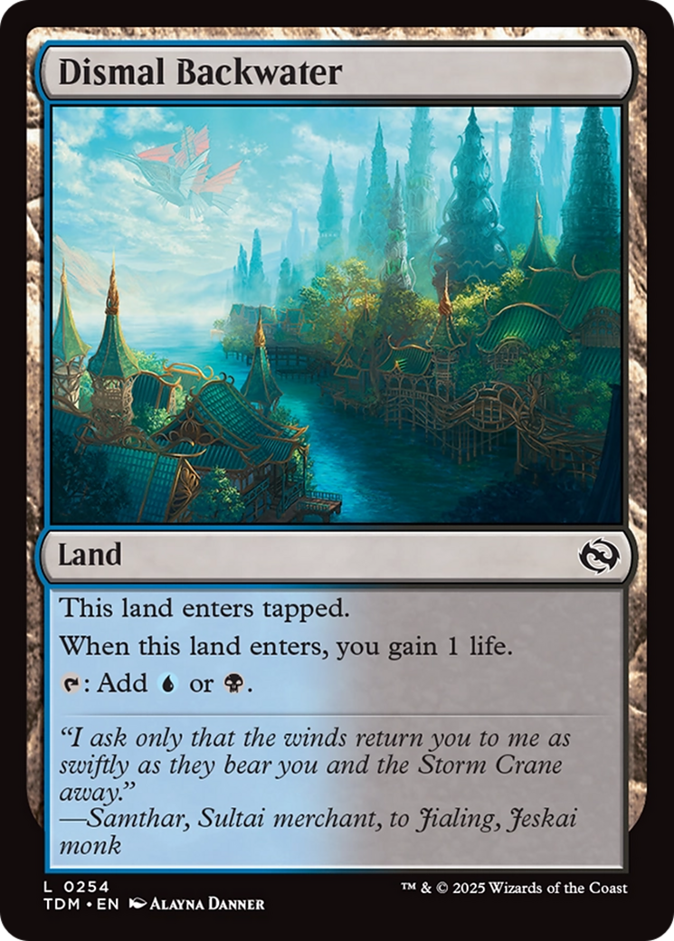 Dismal Backwater [Tarkir: Dragonstorm] | Deep Dive Games St. Marys