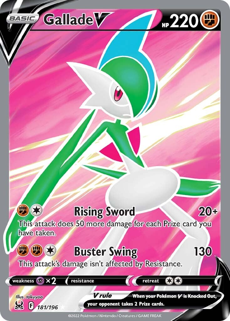 Gallade V (181/196) [Sword & Shield: Lost Origin] | Deep Dive Games St. Marys