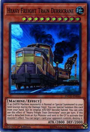 Heavy Freight Train Derricrane [INCH-EN046] Super Rare | Deep Dive Games St. Marys