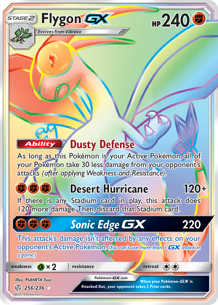 Flygon GX (256/236) [Sun & Moon: Cosmic Eclipse] | Deep Dive Games St. Marys