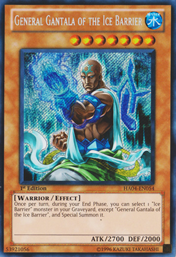 General Gantala of the Ice Barrier [HA04-EN054] Secret Rare | Deep Dive Games St. Marys