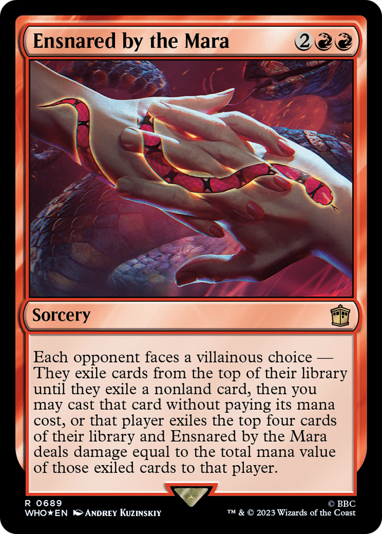 Ensnared by the Mara (Surge Foil) [Doctor Who] | Deep Dive Games St. Marys