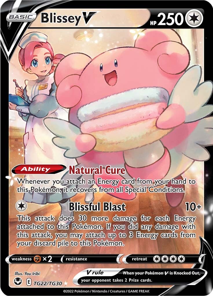 Blissey V (TG22/TG30) [Sword & Shield: Silver Tempest] | Deep Dive Games St. Marys