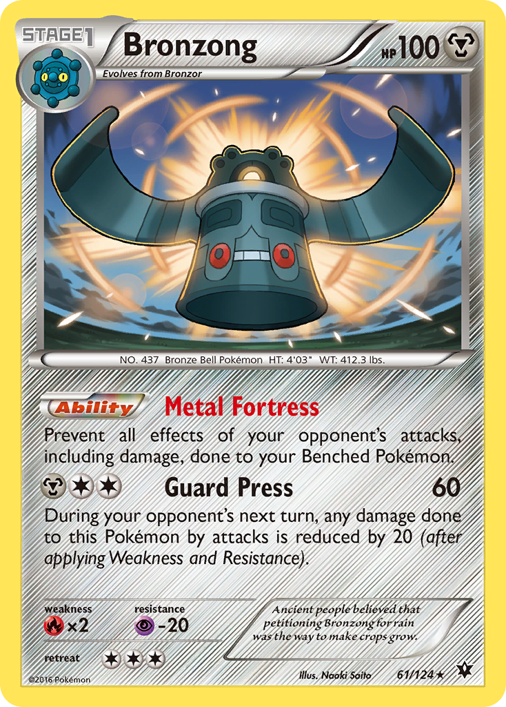 Bronzong (61/124) [XY: Fates Collide] | Deep Dive Games St. Marys