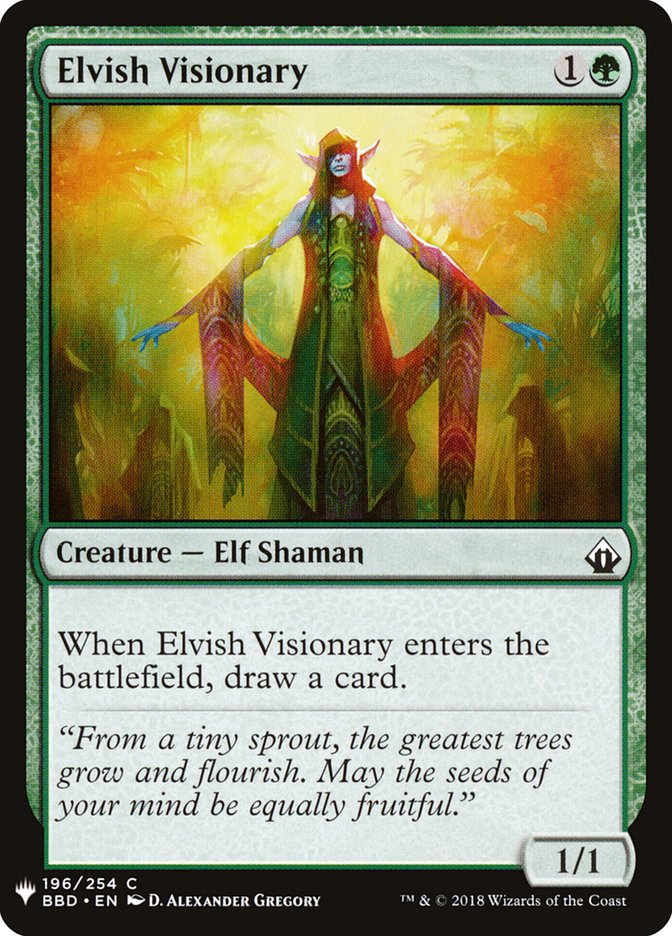 Elvish Visionary [Mystery Booster] | Deep Dive Games St. Marys