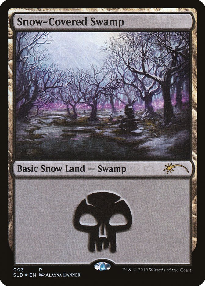 Snow-Covered Swamp (003) [Secret Lair Drop Series] | Deep Dive Games St. Marys