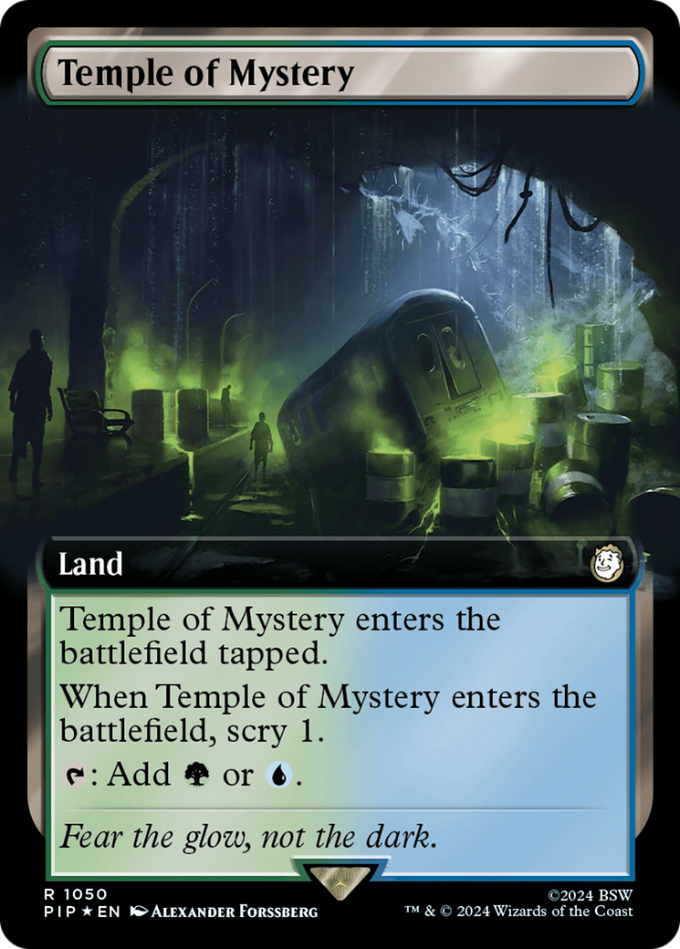 Temple of Mystery (Extended Art) (Surge Foil) [Fallout] | Deep Dive Games St. Marys