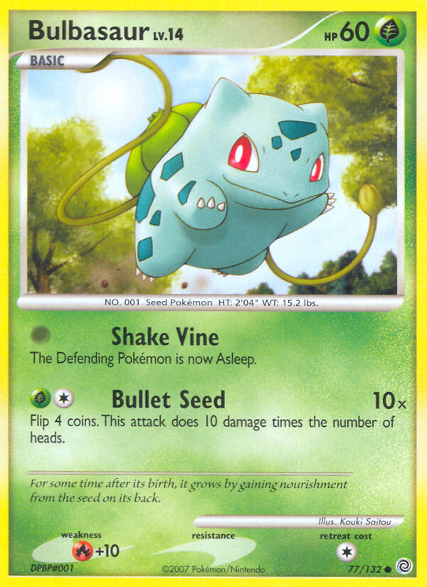 Bulbasaur (77/132) [Diamond & Pearl: Secret Wonders] | Deep Dive Games St. Marys