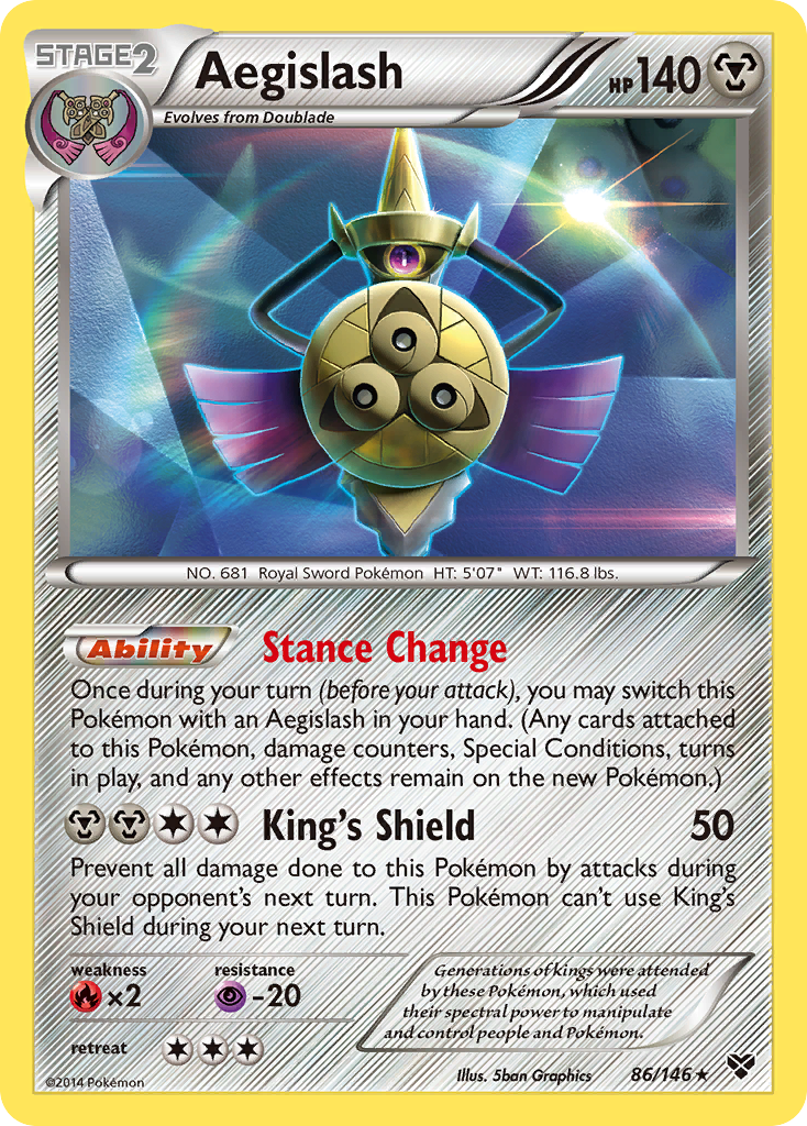 Aegislash (86/146) [XY: Base Set] | Deep Dive Games St. Marys