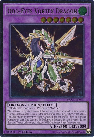 Odd-Eyes Vortex Dragon (UTR) [DOCS-EN045] Ultimate Rare | Deep Dive Games St. Marys