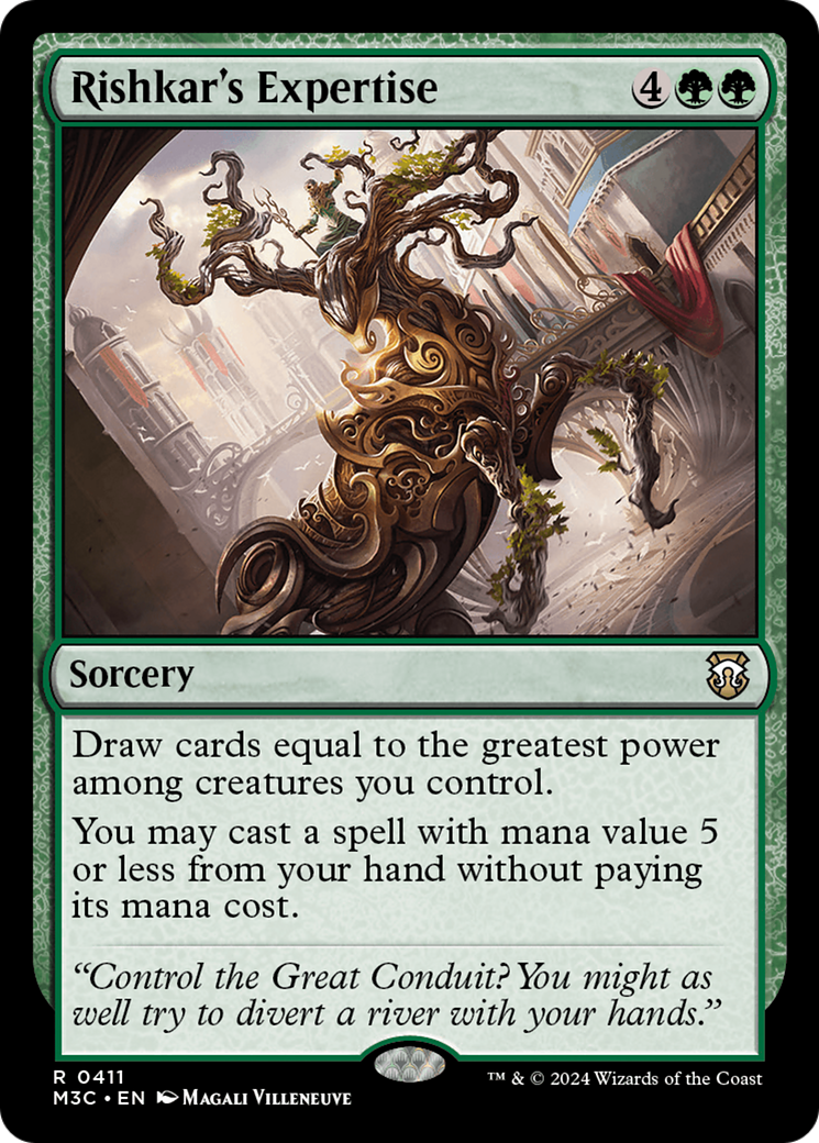 Rishkar's Expertise (Ripple Foil) [Modern Horizons 3 Commander] | Deep Dive Games St. Marys