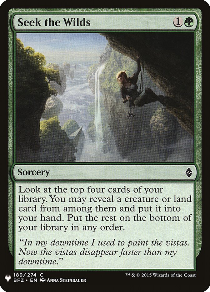 Seek the Wilds [Mystery Booster] | Deep Dive Games St. Marys