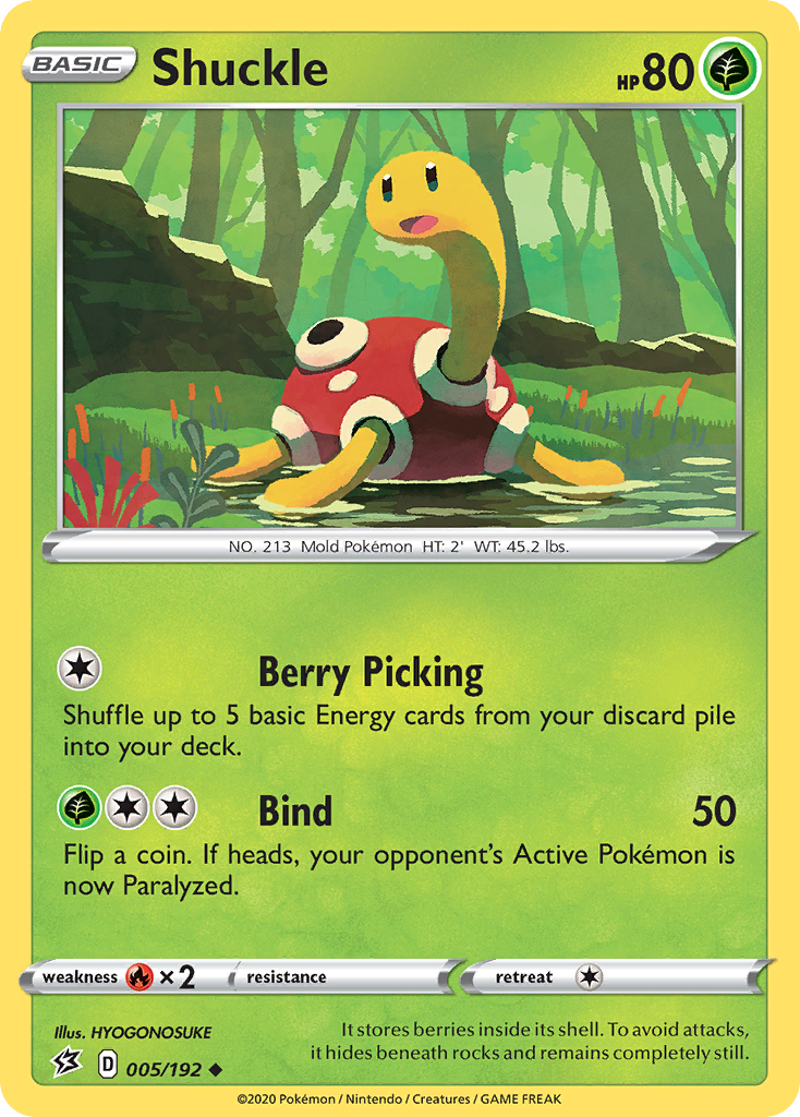 Shuckle (005/192) [Sword & Shield: Rebel Clash] | Deep Dive Games St. Marys