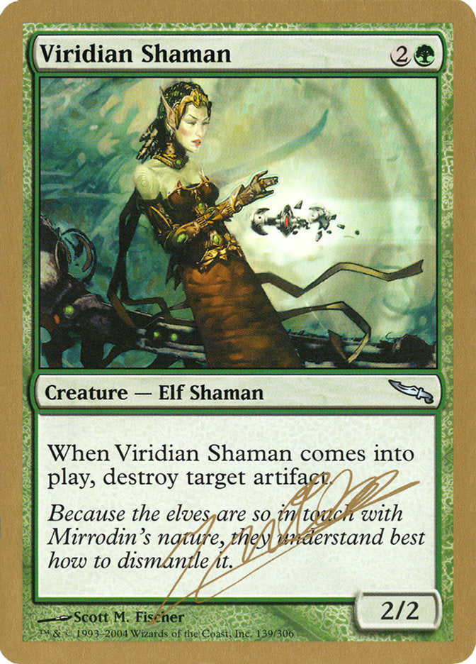 Viridian Shaman (Julien Nuijten) [World Championship Decks 2004] | Deep Dive Games St. Marys