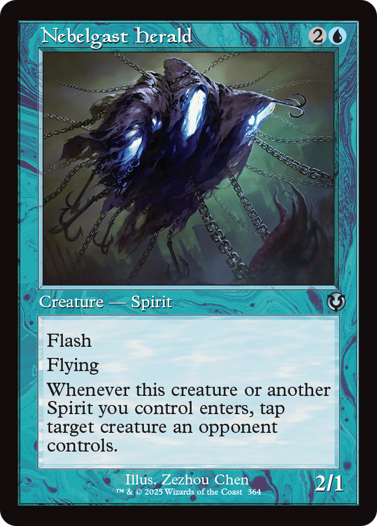 Nebelgast Herald (Retro Frame) [Innistrad Remastered] | Deep Dive Games St. Marys