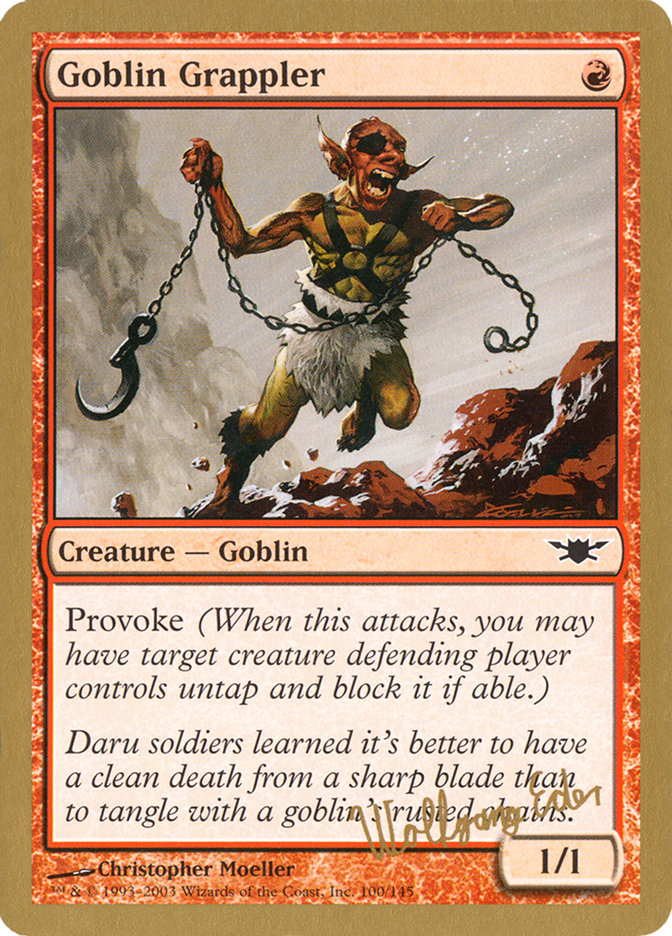 Goblin Grappler (Wolfgang Eder) [World Championship Decks 2003] | Deep Dive Games St. Marys