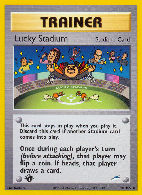 Lucky Stadium (100/105) [Neo Destiny 1st Edition] | Deep Dive Games St. Marys