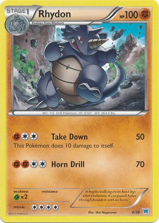 Rhydon (4/30) [XY: Trainer Kit 2 - Latios] | Deep Dive Games St. Marys