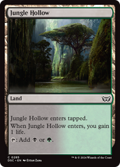 Jungle Hollow [Duskmourn: House of Horror Commander] | Deep Dive Games St. Marys