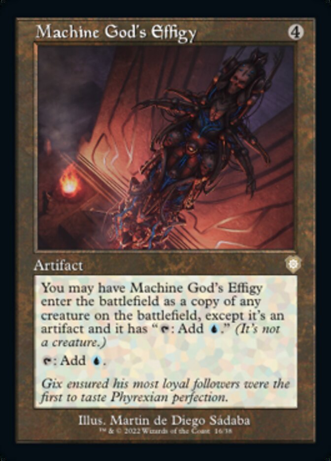 Machine God's Effigy (Retro) [The Brothers' War Commander] | Deep Dive Games St. Marys