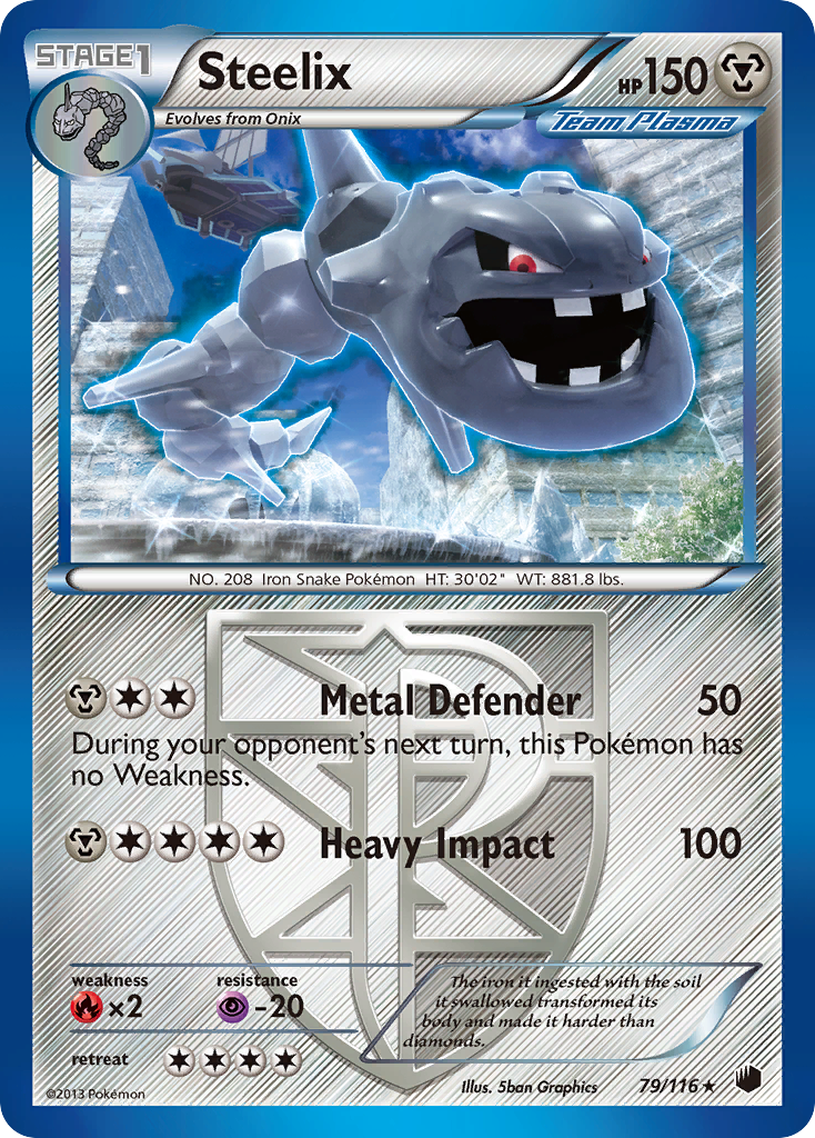 Steelix (79/116) [Black & White: Plasma Freeze] | Deep Dive Games St. Marys