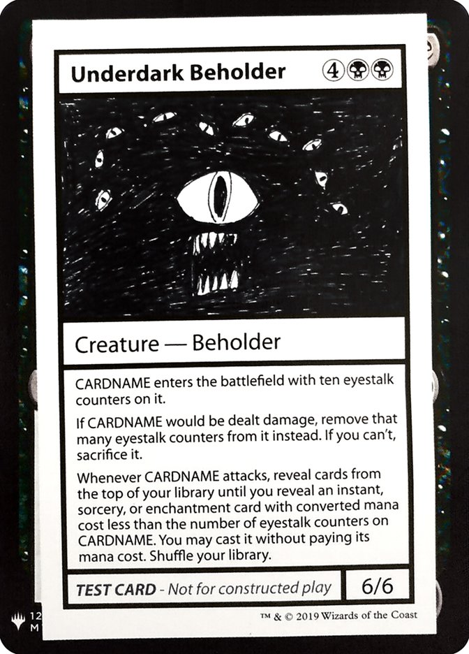 Underdark Beholder [Mystery Booster Playtest Cards] | Deep Dive Games St. Marys